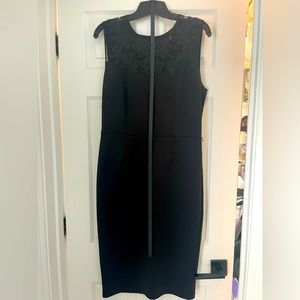 LBD with lace detail.